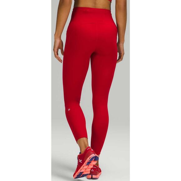 Lululemon Swift Speed High-Rise Tight 28" Red leggings, size 6, style: w5cx9s - Picture 1 of 13